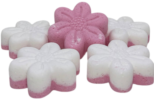 Raspberry Rose Flower Bath Bombs