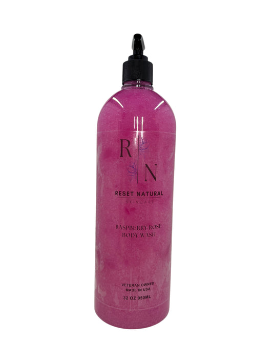 Raspberry Rose Bodywash  32oz