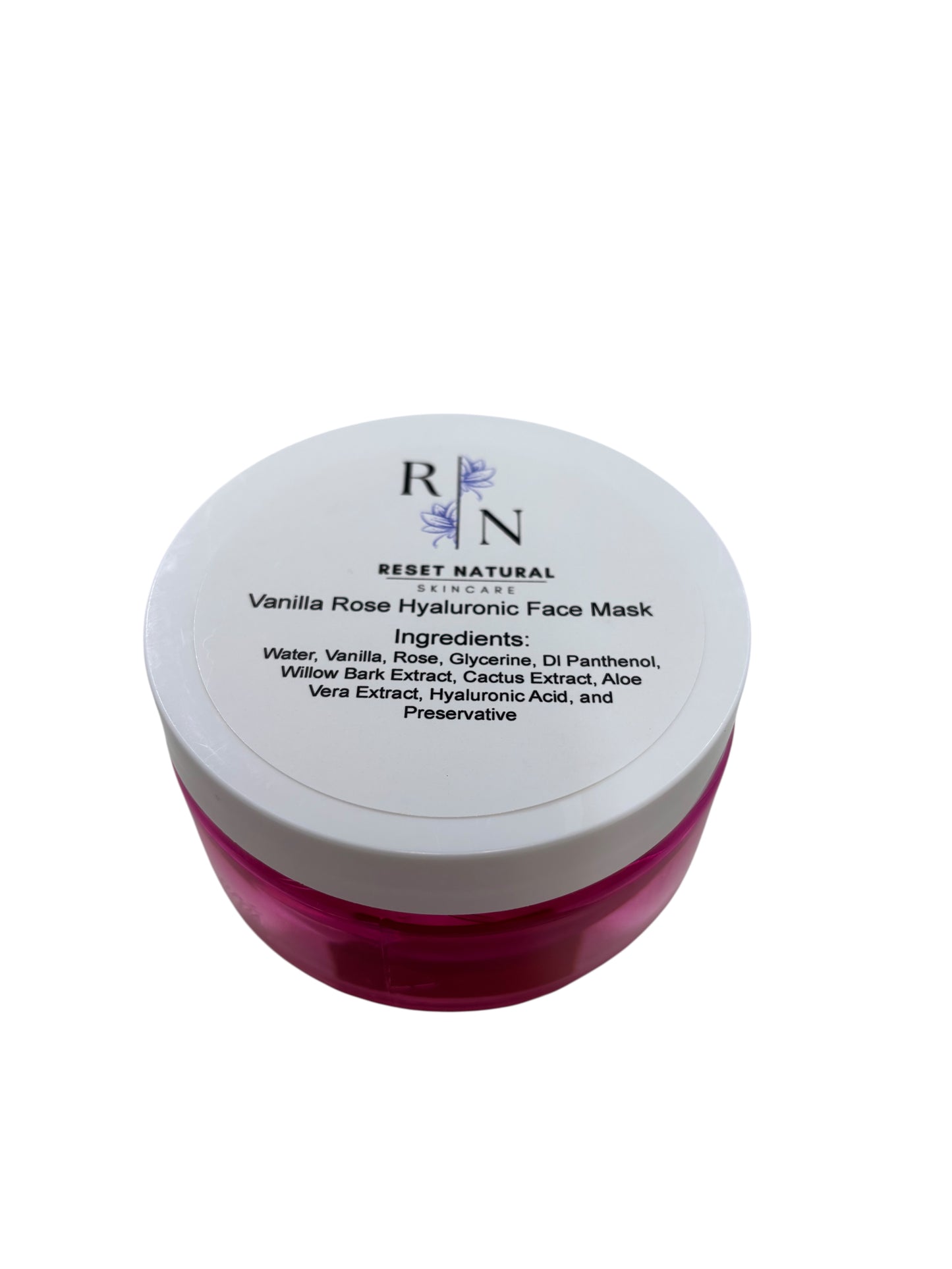 Vanilla Rose Hylauronic Face Mask
